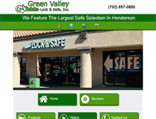 Tablet Screenshot of greenvalleylock.com